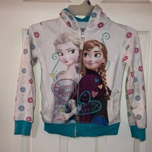 Disney’s Frozen Anna Elsa hoodie size M (5/6)